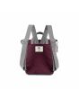 Mochila Pequeña impermeable Roka Bantry B Sustainable Nylon Plum posterior
