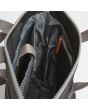 Mochila pequeña ecológica e impermeable Roka Bantry B Sustainable Canvas Ash gris oscuro interior
