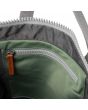 Mochila Mediana impermeable Roka Canfield B Sustainable Nylon verde granito interior