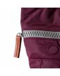Mochila Mediana impermeable Roka Canfield B Sustainable Nylon Plum morada cremallera