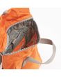 Mochila pequeña vegana Roka Canfield B Nailon reciclado naranja quemado Unisex interior