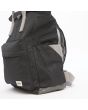 Mochila mediana ecológica e impermeable Roka Canfield B Sustainable negra Unisex bolsillo lateral 