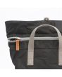 Mochila mediana ecológica e impermeable Roka Canfield B Sustainable negra Unisex cremallera