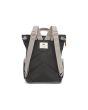 Mochila mediana ecológica e impermeable Roka Canfield B Sustainable negra Unisex posterior