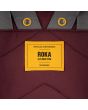Mochila Mediana Roka Canfield B Sustainable Canvas Yellow Label Zinfandel - Edición Limitada etiqueta
