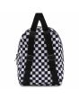 Mochila pequeña Vans Got This Mini Negra y Blanca Checkerboard para mujer posterior