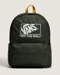 Mochila escolar Vans Old Skool Verde Oscuro 22L con logotipo Off the Wall