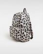 Mochila Vans Old Skool Classic 22L Marrón con estampado de leopardo Unisex lateral