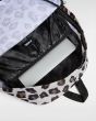 Mochila Vans Old Skool Classic 22L Marrón con estampado de leopardo Unisex compartimento portátil