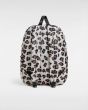 Mochila Vans Old Skool Classic 22L Marrón con estampado de leopardo Unisex posterior