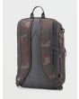 Mochila Volcom School verde militar 26 Litros para hombre posterior