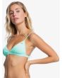 Top de bikini de triángulo fijo Roxy Mind Of Freedom para mujer izquierda