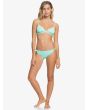 Top de bikini de triángulo fijo Roxy Mind Of Freedom para mujer frontal modelo