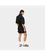 Mujer con Mono corto Carhartt WIP W' Craft Short Coverall Negro posterior