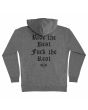 Sudadera con capucha Independent x Motörhead Warpig gris – lema trasero “Ride the Best, F*** the Rest”