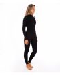 Traje de surf de neopreno Hurley Advantage Plus 4/3mm Fullsuit para mujer en color negro derecha