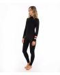 Traje de surf de neopreno Hurley Advantage Plus 4/3mm Fullsuit para mujer en color negro izquierda