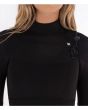 Traje de surf de neopreno Hurley Advantage Plus 4/3mm Fullsuit para mujer en color negro pecho