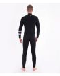 Traje de Surf de Neopreno Hurley Advantage Plus 5/3mm para hombre en color negro Fullsuit posterior