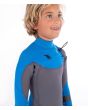 Traje de surf con cremallera en el pecho Hurley Advantage 4/3 gris para niño chest zip
