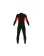 Traje de neopreno con cremallera en la espalda Kohala 3mm negro y rojo para hombre  posterior