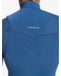 Traje de Surf de Neopreno con Cremallera en el Pecho Quiksilver 4/3mm Everyday Sessions Insignia Blue para Hombre espalda