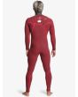 Traje de Surf de Neopreno con Cremallera en el Pecho Quiksilver 4/3mm Highline Quiet Shade para Hombre interior posterior