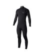 Traje de surf con cremallera en el pecho Rip Curl Dawn Patrol 5/3 negro para hombre 