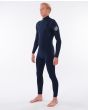 Traje de Surf de neopreno con cremallera en el pecho Rip Curl Dawn Patrol Performance 5/3mm para hombre en color azul marino  lateral 