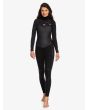 Mujer con traje de Surf con cremallera en el pecho y capucha Neopreno Roxy Performance 5/4/3 negro 