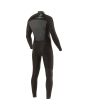 Traje de Surf de neopreno para hombre Vissla Seven Seas 4/3mm con cremallera en el pecho interior posterior 