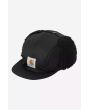 Gorra con orejeras Carhartt WIP Oltera Guard Cap Negra Unisex
