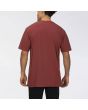 Camiseta de Manga Corta Hurley para Hombre Premium One And Only Solid Roja Posterior