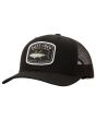 Gorra trucker Salty Crew Pacific Black Retro negra Frontal