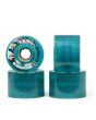Juergo Ruedas de skate Carver Roundhouse Eco-Mag 65mm 81A azules