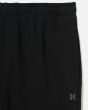 Pantalón de chándal Hurley One and Only Solid Summer Fleece pant negro para hombre cintura logo