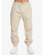 Hombre con Pantalón de chándal elástico Quiksilver Lo-Tech Beach Cruiser Beige