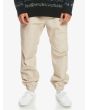 Hombre con Pantalón elástico Quiksilver Lo-Tech Beach Cruiser Beige