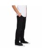 Hombre con pantalones chinos Volcom Frickin Modern Stretch Negros lateral