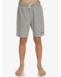 Niño con pantalón corto de chándal Quiksilver Easy Day Boy gris cintura