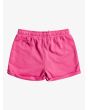 Short de chándal Roxy Happiness Forever rosa para niña de 8 a 16 años posterior