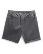 Pantalón corto holgado elástico Vans Range Salt Wash gris para hombre
