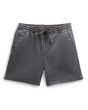 Pantalón corto holgado elástico Vans Range Salt Wash gris para hombre