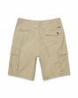 Pantalón corto Volcom Strange Tripper Cargo 22'' Khaki para hombre posterior