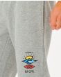 Hombre con pantalón de chándal Rip Curl Search Icon gris estampado
