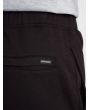 Pantalón Deportivo de forro polar Volcom Iconic Stone Black para hombre bolsillo trasero