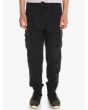 Niño con pantalón cargo de cintura elástica Quiksilver Upcargo to surf Negro