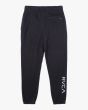 Pantalón jogger Rvca Swift Sweat negro para hombre posterior