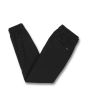 Pantalón jogger Volcom Frickin Modern Tapered negro para hombre doblado