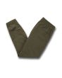 Pantalón jogger Volcom Frickin Modern Tapered verde militar para hombre posterior